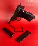 WWII GERMAN 1944 Walther P38 AC44 9mm 2 mags. Excellent Condition