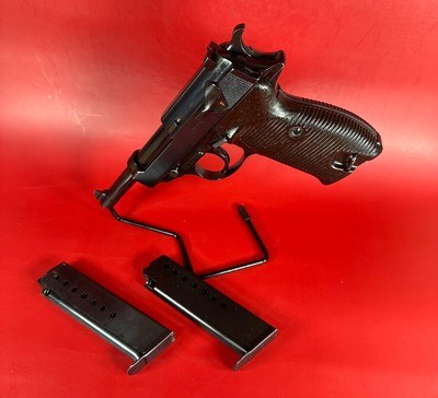 WWII GERMAN 1942 Walther P38 AC42 9mm. 2 mags. Excellent Condition
