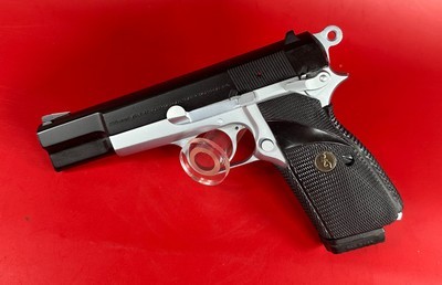 Belgium Browning Hi power, Two Tone, Practical 9mm LNIB. Rare - Image 2 of 13