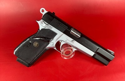 Belgium Browning Hi power, Two Tone, Practical 9mm LNIB. Rare - Image 3 of 13