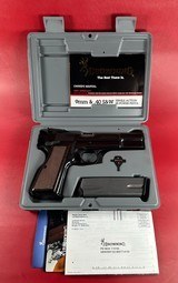 1995 Belgium Browning Hi power, 40 S&W. 2x10rd mags. Walnut Grips. LNIB. - 1 of 13