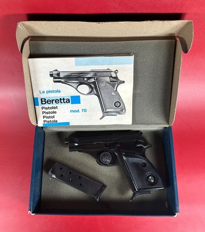 1982 Beretta Model 70S 380 ACP. Italy. Box, papers. Excellent Condition