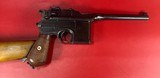 German Mauser Broomhandle 7.63x25mm C96, Stock Holster. Excellent Condition - 13 of 19