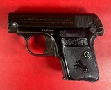 1915 Colt M1908 Vest Pocket Hammerless .25 ACP Excellent Condition - Image 10 of 12