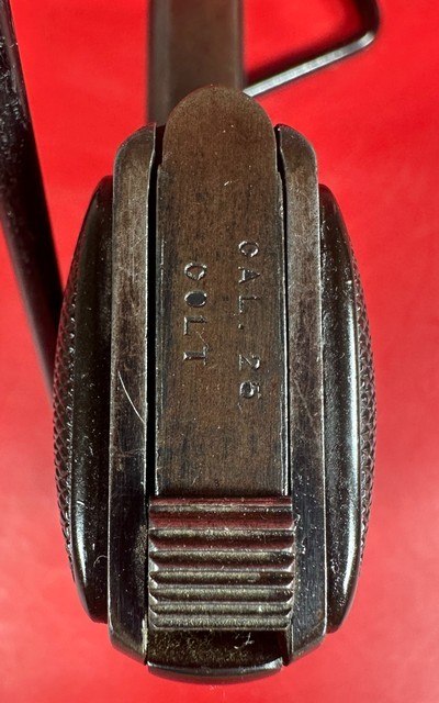 1915 Colt M1908 Vest Pocket Hammerless .25 ACP Excellent Condition - Image 8 of 12