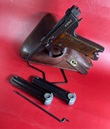 WWII Japanese Type 14 Nambu 8mm 1944 Nagoya. Holster. 2 mags. Excellent - Image 1 of 15