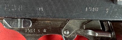 WWII 1944 WALTHER P38 CYQ Spreewerk. 9mm. 2 mags. Excellent condition. - Image 12 of 16