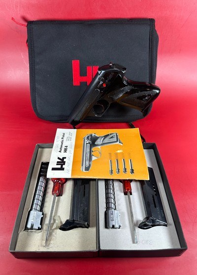 Heckler & Koch H&K HK4 Three Barrel Set 32 ACP 380 ACP 22 LR Excellent - Image 1 of 16