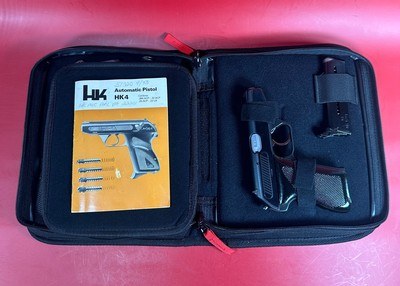 Heckler & Koch H&K HK4 Three Barrel Set 32 ACP 380 ACP 22 LR Excellent - Image 4 of 16