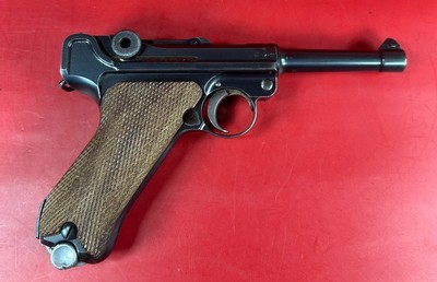 Prussian Police. 1920s DWM Luger P08 9mm Luger. Holster. 2 mags. Excellent - Image 12 of 19