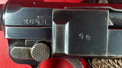Prussian Police. 1920s DWM Luger P08 9mm Luger. Holster. 2 mags. Excellent - Image 14 of 19