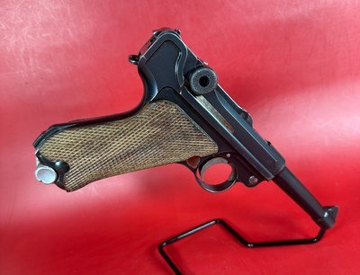 Prussian Police. 1920s DWM Luger P08 9mm Luger. Holster. 2 mags. Excellent - Image 3 of 19