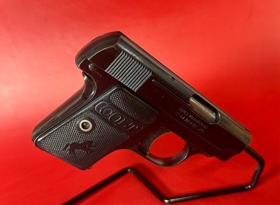1922 Colt M1908 Vest Pocket Hammerless .25 ACP Excellent Condition - Image 2 of 12