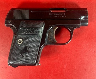 1922 Colt M1908 Vest Pocket Hammerless .25 ACP Excellent Condition - Image 10 of 12
