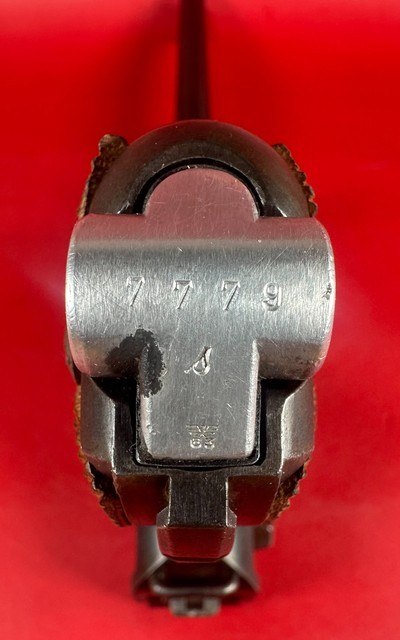 German Army DWM P08 Artillery Luger. STOCK, TOOLS, 2 MAGS 9mm. Excellent - Image 10 of 16
