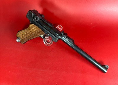 German Army DWM P08 Artillery Luger. STOCK, TOOLS, 2 MAGS 9mm. Excellent - Image 3 of 16