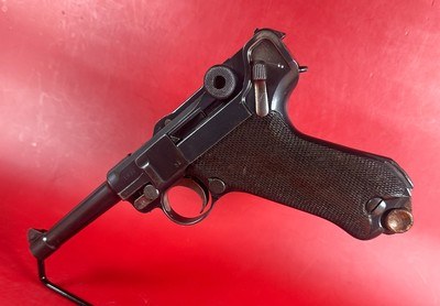 WWI 1916 DWM Luger P08 9mm Luger. All matching. Holster. 2 mags. Excellent - Image 2 of 17