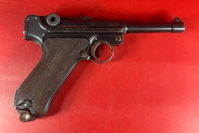 WWI 1916 DWM Luger P08 9mm Luger. All matching. Holster. 2 mags. Excellent - Image 13 of 17