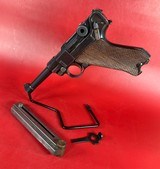 German DWM Luger Pistol P08 .30 Luger. Tool. All Matching. Excellent Cond - Image 1 of 12