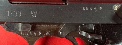 WWII Mauser / Walther P38 BYF 43 9mm 2 mags Excellent Condition - Image 13 of 15