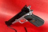 Belgium Browning Hi power, Two Tone, Practical 9mm, 2 13rd mags. LNIB. Rare - Image 3 of 13