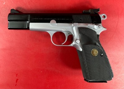 Belgium Browning Hi power, Two Tone, Practical 9mm, 2 13rd mags. LNIB. Rare - Image 10 of 13