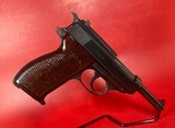 WWII Mauser / Walther P38 BYF 44 9mm 2 mags Excellent Condition - Image 3 of 15
