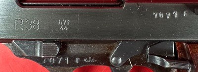 WWII Mauser / Walther P38 BYF 44 9mm 2 mags Excellent Condition - Image 13 of 15