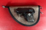 1917 Colt M1908 Vest Pocket Hammerless .25 ACP. Walnut. Excellent Condition - Image 1 of 13