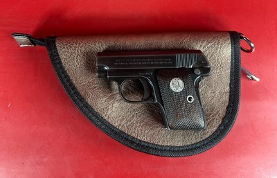 1917 Colt M1908 Vest Pocket Hammerless .25 ACP. Walnut. Excellent Condition - Image 1 of 13