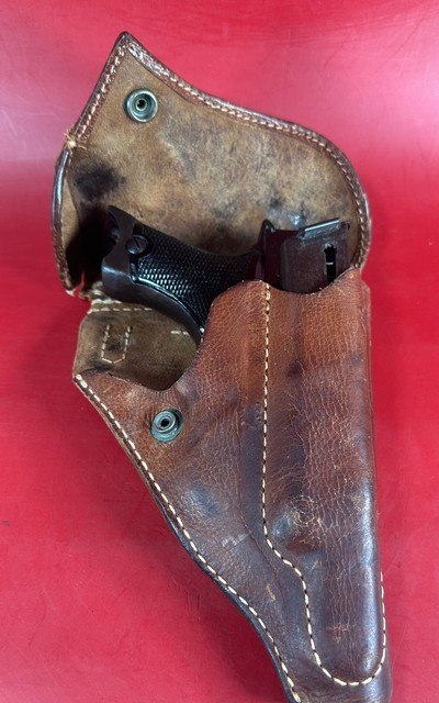 1944 WWII Japanese Type 94 Nambu 8mm Holster Rare Excellent Condition - Image 13 of 15