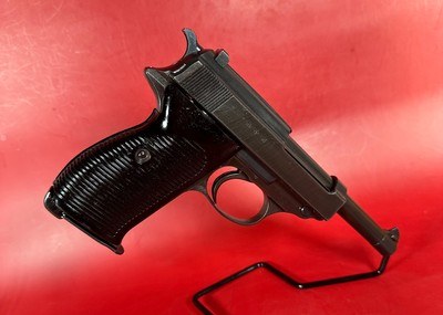 WWII GERMAN 1944 Walther P38 AC44 9mm. 2 mags. Holster. Excellent Condition - Image 3 of 18