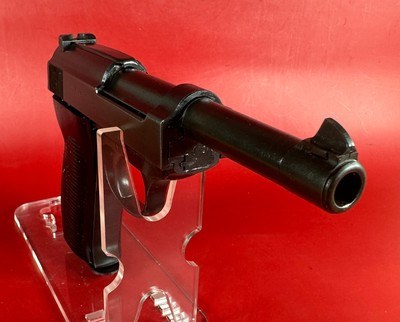 WWII GERMAN 1944 Walther P38 AC44 9mm. 2 mags. Holster. Excellent Condition - Image 5 of 18