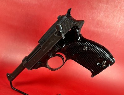 WWII GERMAN 1944 Walther P38 AC44 9mm. 2 mags. Holster. Excellent Condition - Image 2 of 18