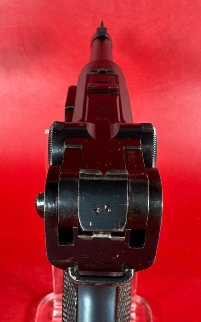 WWI 1915 DWM Luger P08 9mm Luger. Matching. Holster. 2 mags. Excellent - Image 6 of 17