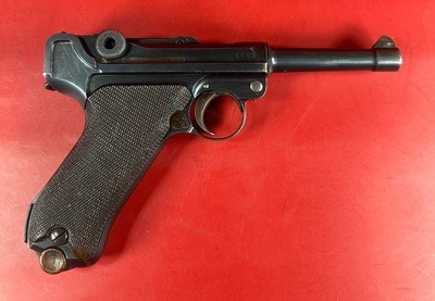 WWI 1915 DWM Luger P08 9mm Luger. Matching. Holster. 2 mags. Excellent - Image 13 of 17