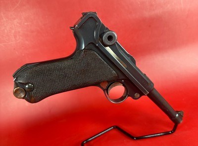 WWI 1915 DWM Luger P08 9mm Luger. Matching. Holster. 2 mags. Excellent - Image 3 of 17