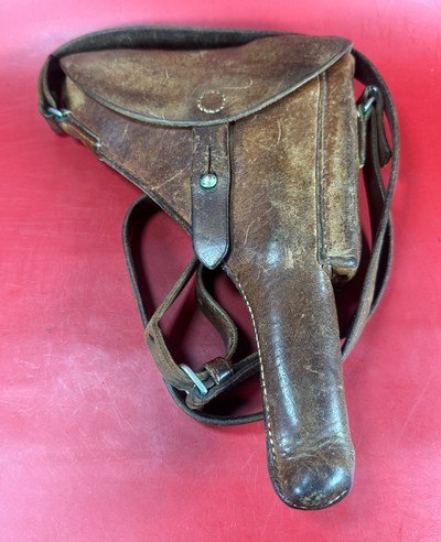 WWI 1915 DWM Luger P08 9mm Luger. Matching. Holster. 2 mags. Excellent - Image 16 of 17