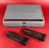 1996 Browning Hi power, Silver Chrome, Gold Trigger, Adj Sights, 9mm 2-10rd - Image 13 of 13