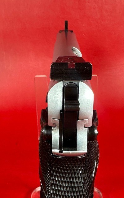 1996 Browning Hi power, Silver Chrome, Gold Trigger, Adj Sights, 9mm 2-10rd - Image 6 of 13
