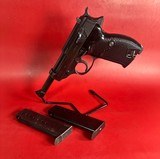 WWII 1943 WALTHER P38 CYQ Spreewerk. 9mm. 2 mags. Excellent condition. - Image 1 of 15