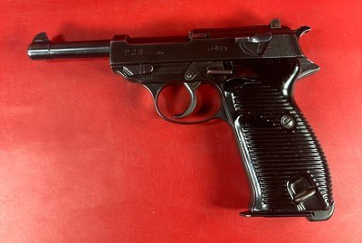 WWII 1943 WALTHER P38 CYQ Spreewerk. 9mm. 2 mags. Excellent condition. - Image 11 of 15