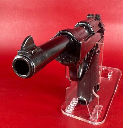 WWII 1943 WALTHER P38 CYQ Spreewerk. 9mm. 2 mags. Excellent condition. - Image 4 of 15