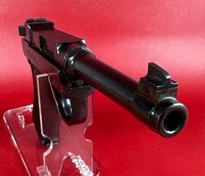 Swedish WWII Husqvarna M1940 LAHTI 9mm Excellent Condition Full rig. M40 - Image 5 of 17