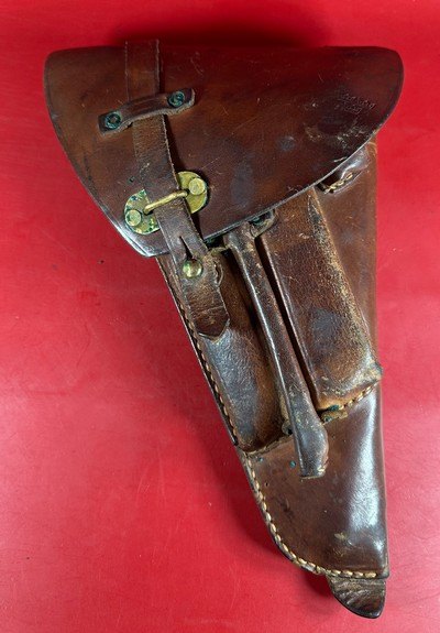 Swedish WWII Husqvarna M1940 LAHTI 9mm Excellent Condition Full rig. M40 - Image 14 of 17