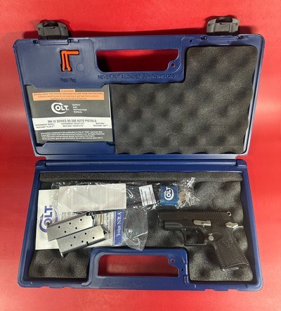 Colt Mustang XSP .380ACP. Original box manual. 2 mags. Like New - Image 1 of 15