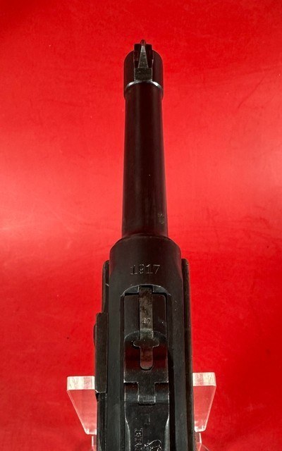 1917 German Erfurt P08 Luger 9mm Matching. Holster. Tool. 2 mags Excellent - Image 7 of 17