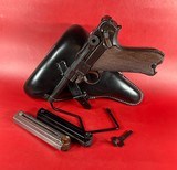 1917 German Erfurt P08 Luger 9mm Matching. Holster. Tool. 2 mags Excellent - Image 1 of 17