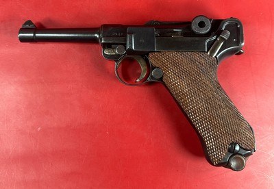 1921 DWM Luger P08 9mm. Matching. 2 mags. Holster. Tools. Excellent Cond. - Image 12 of 17