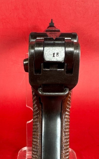 1921 DWM Luger P08 9mm. Matching. 2 mags. Holster. Tools. Excellent Cond. - Image 6 of 17